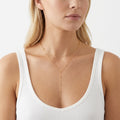 Gold Plated Lariat Y-Necklace | Stainless Steel | Layering Pendant | Women & Girls