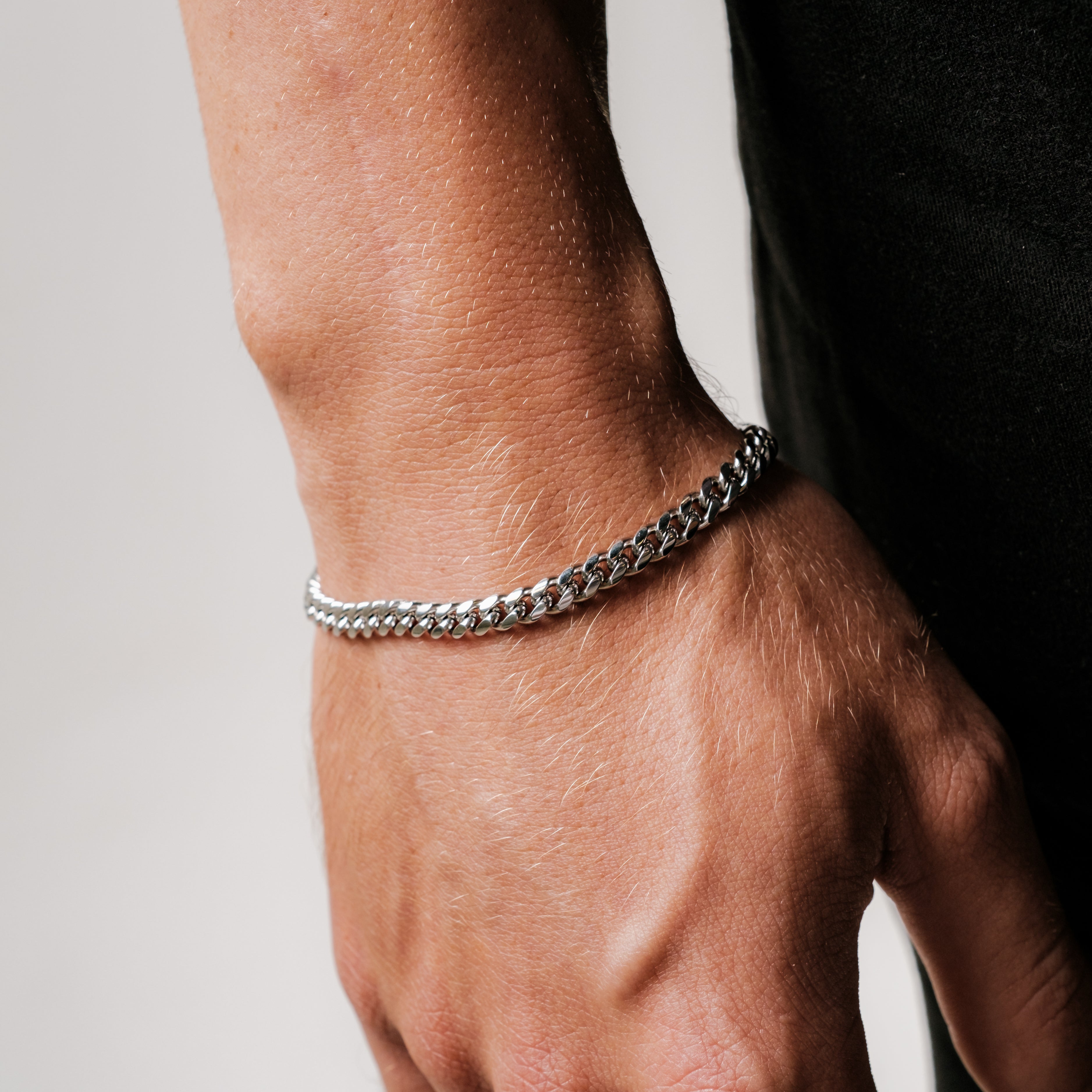 Cuban Bracelet 5MM (Silver Plated)