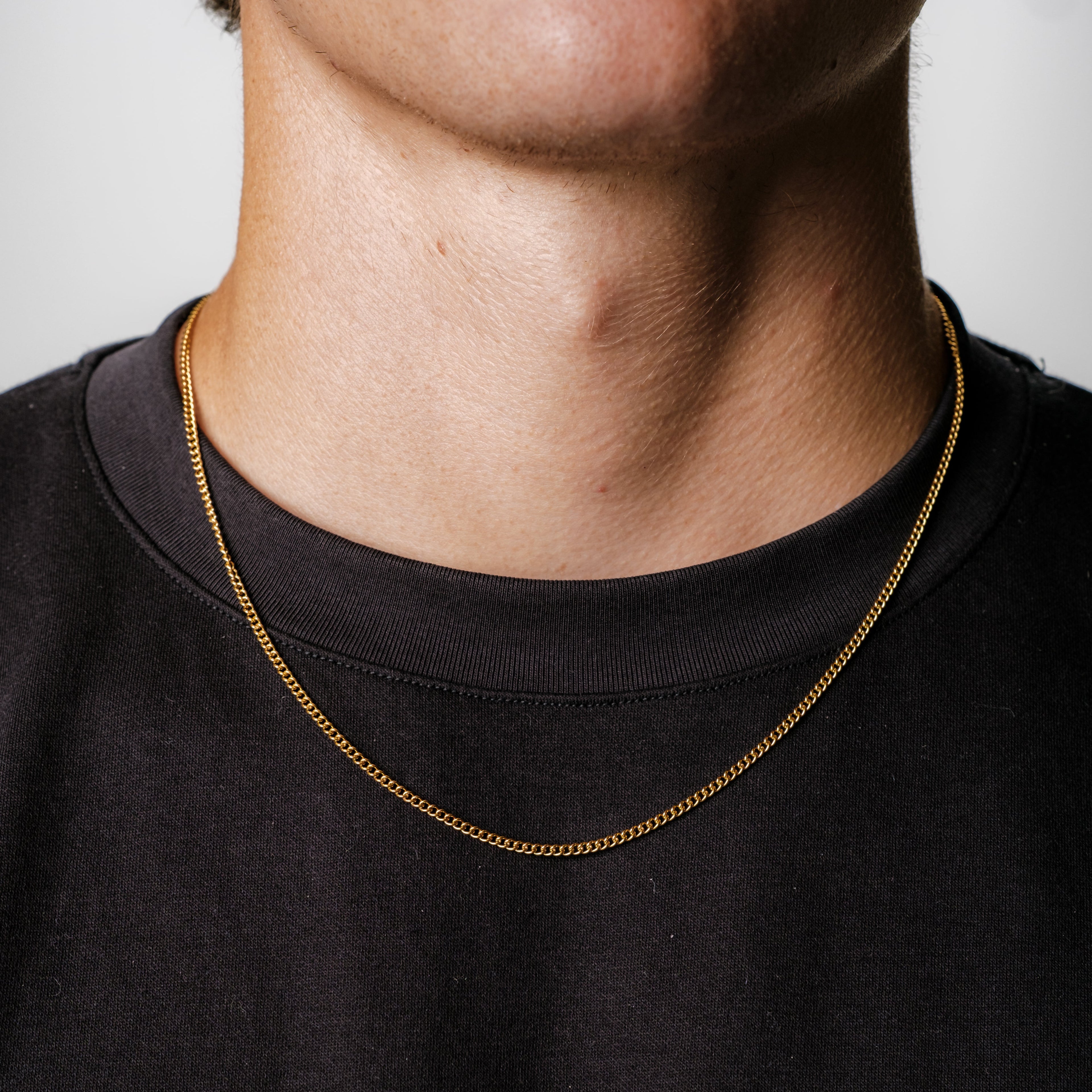 Cuban Chain 2MM (18K Gold Plated)