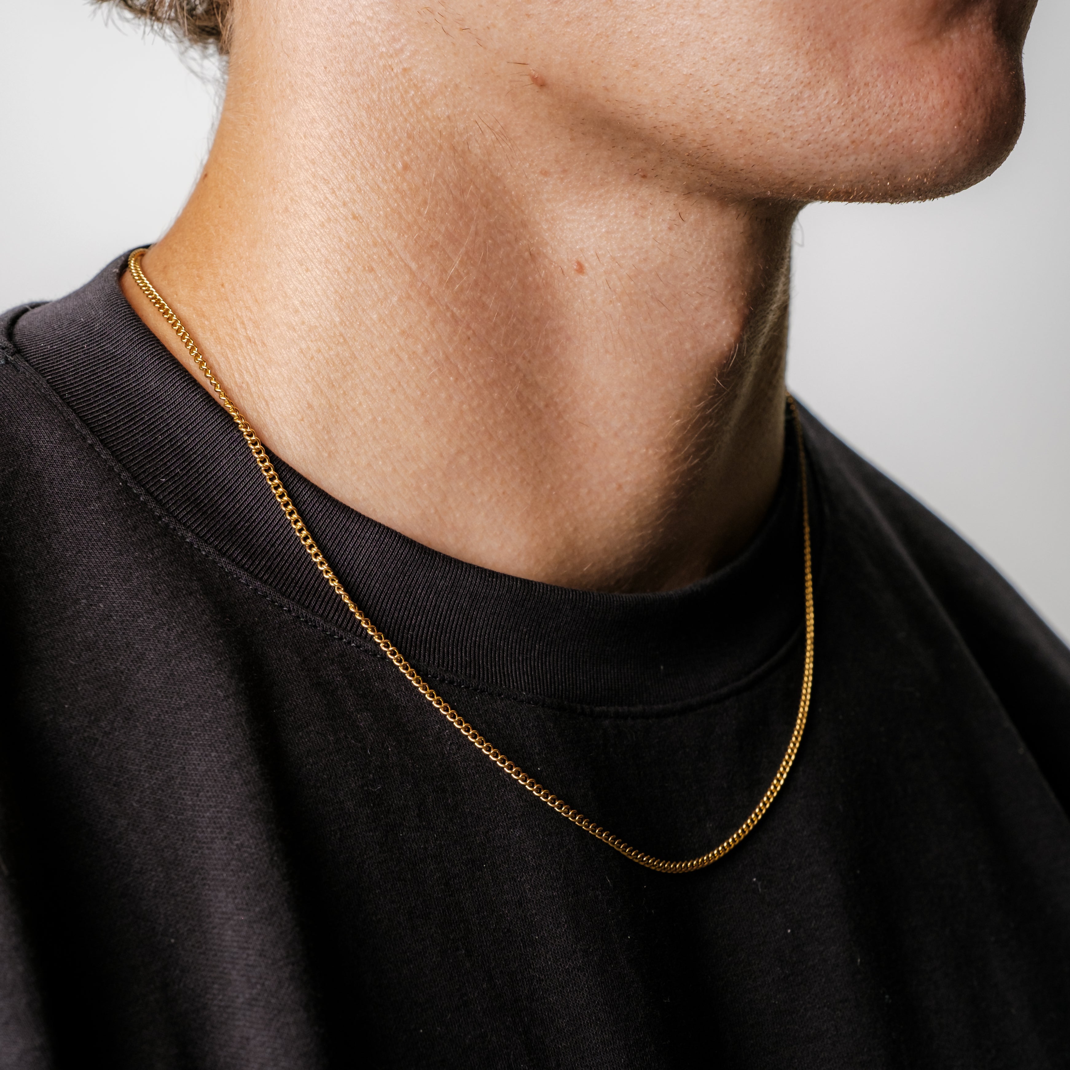 Cuban Chain 2MM (18K Gold Plated)
