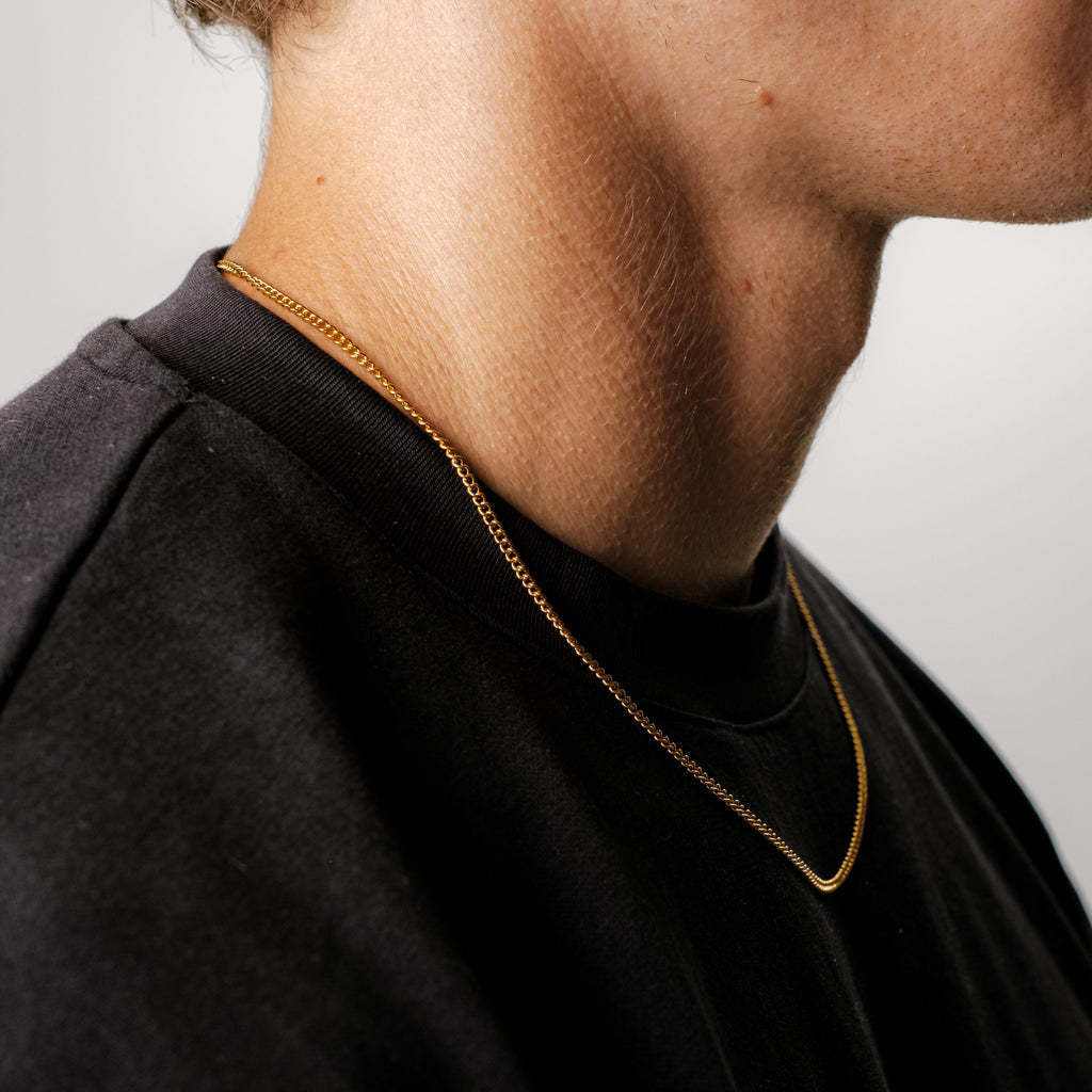 Cuban Chain 2MM (18K Gold Plated)
