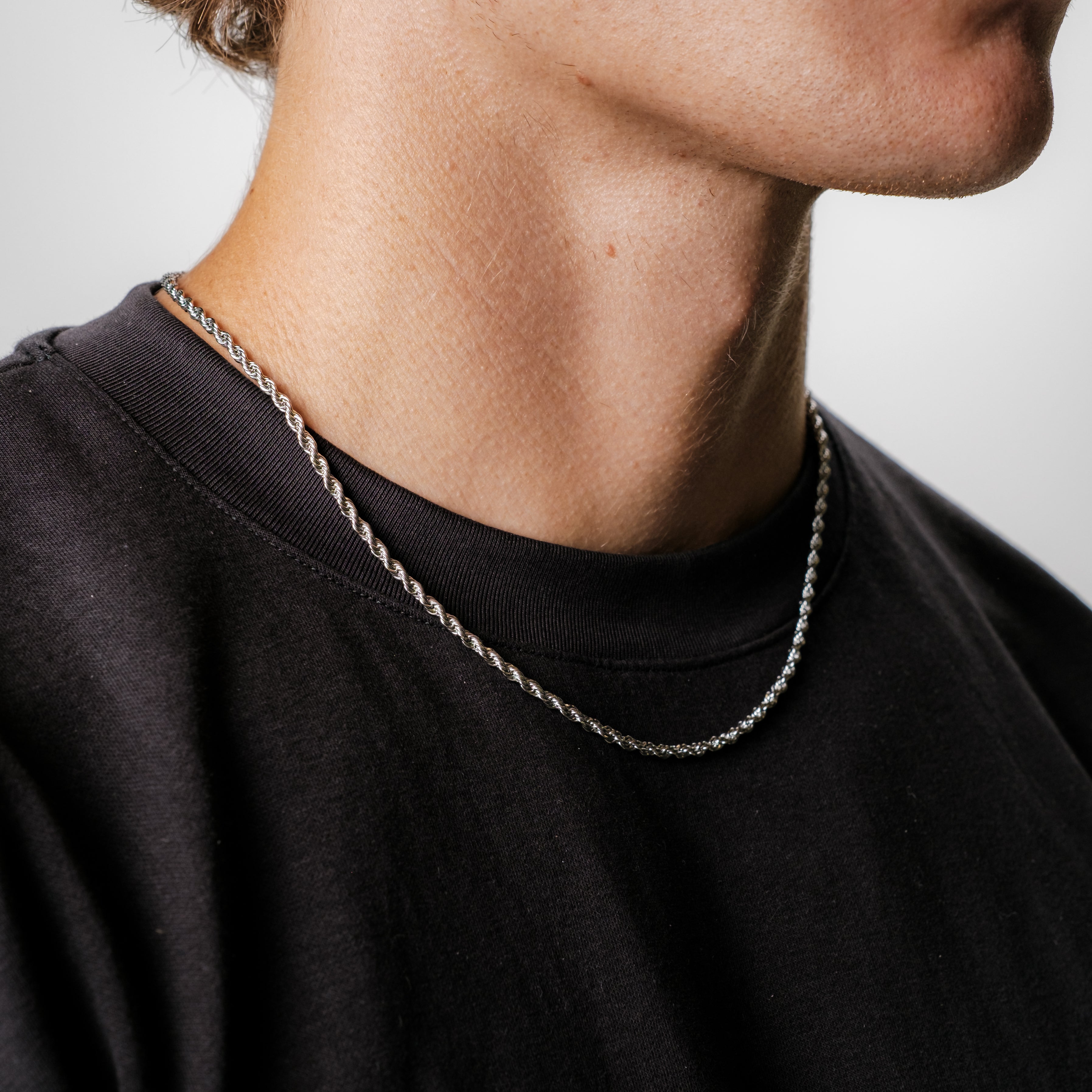 Rope Chain 3MM (Silver Plated)
