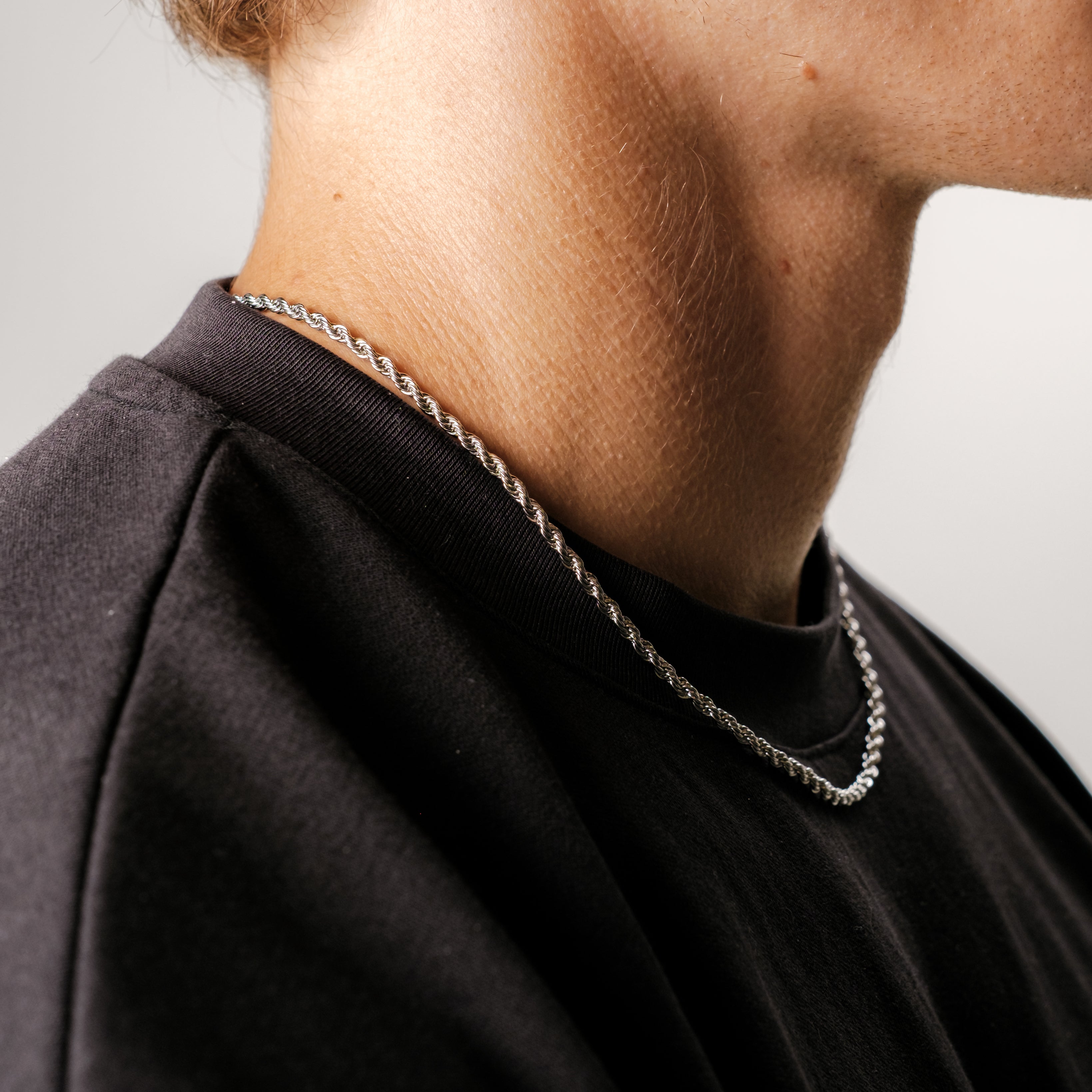 Rope Chain 3MM (Silver Plated)