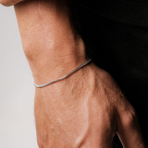 Cuban Bracelet 2MM (Silver Plated)