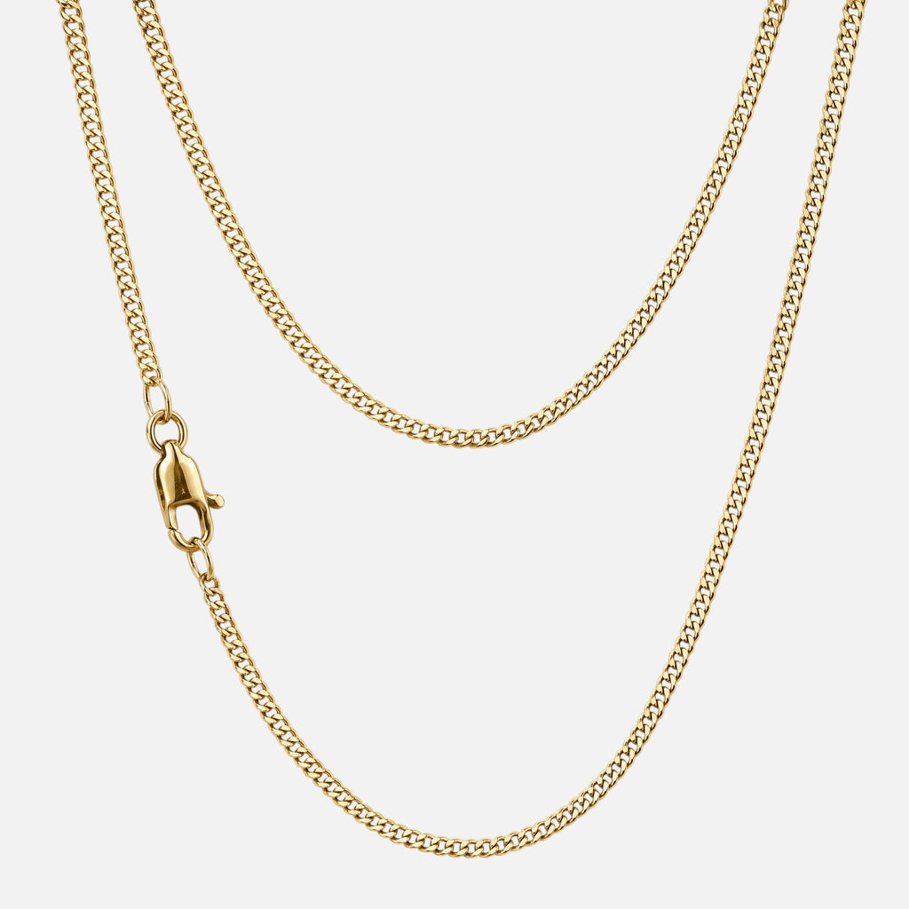 Cuban Chain 3MM (18K Gold Plated)