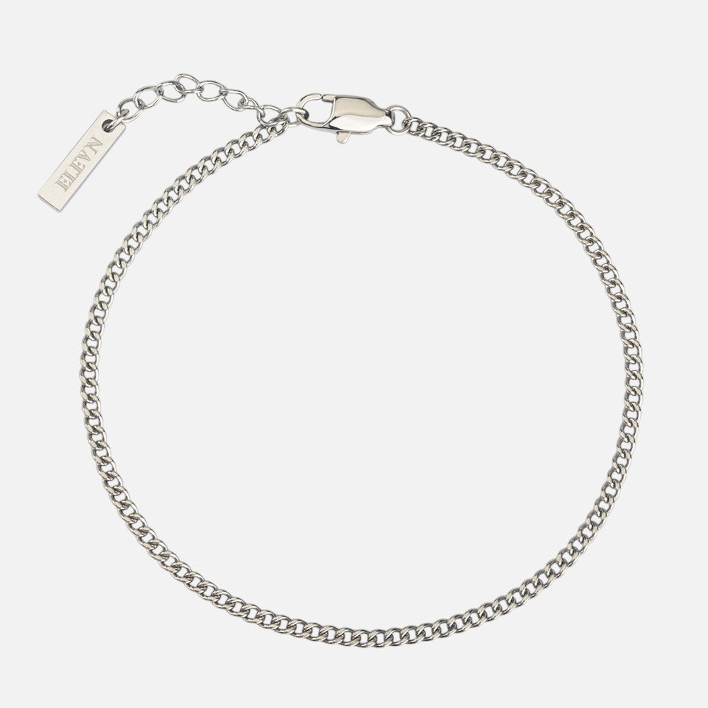 Cuban Bracelet 2MM (Silver Plated)