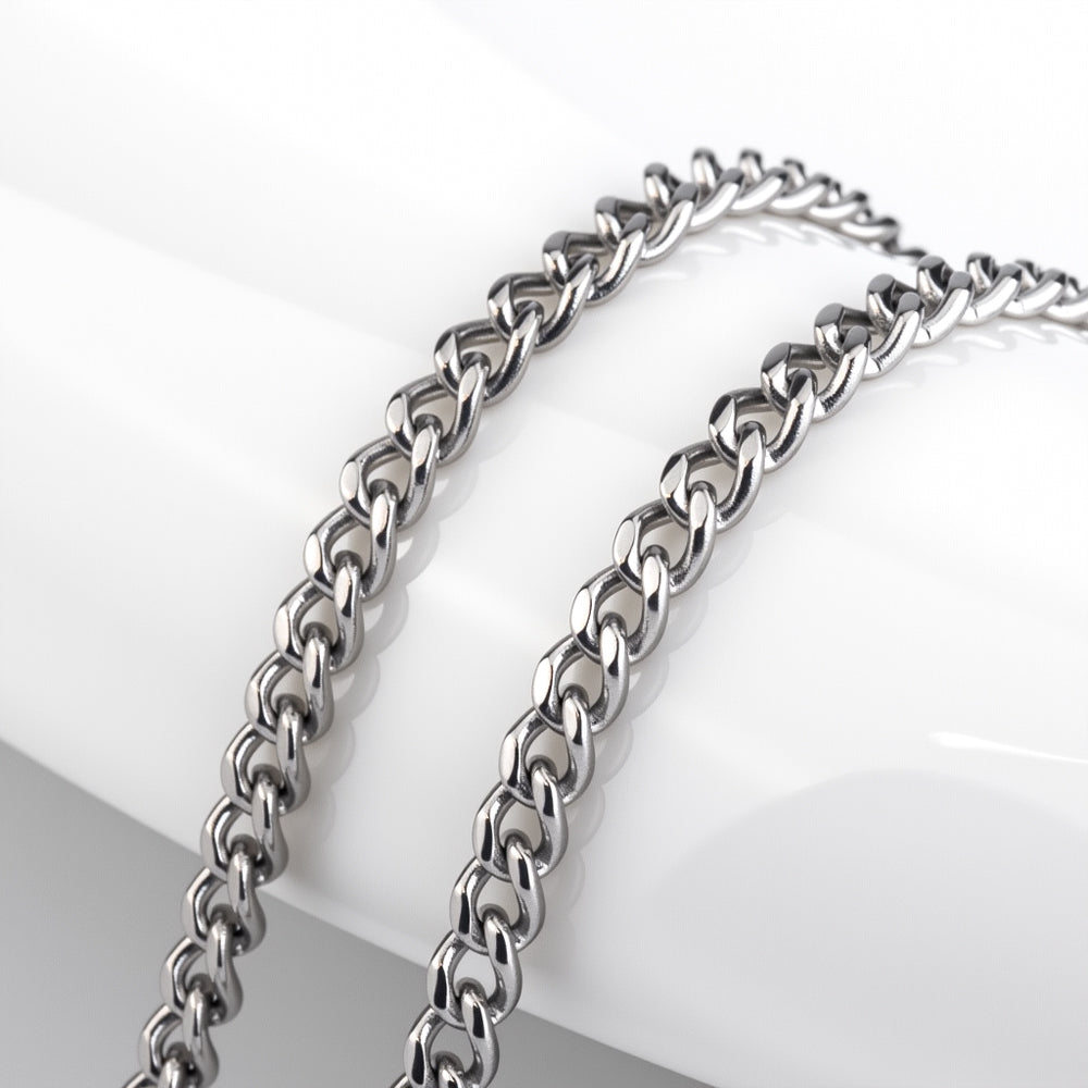 Cuban Bracelet 2MM (Silver Plated)