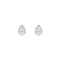Diamond Pear Studs