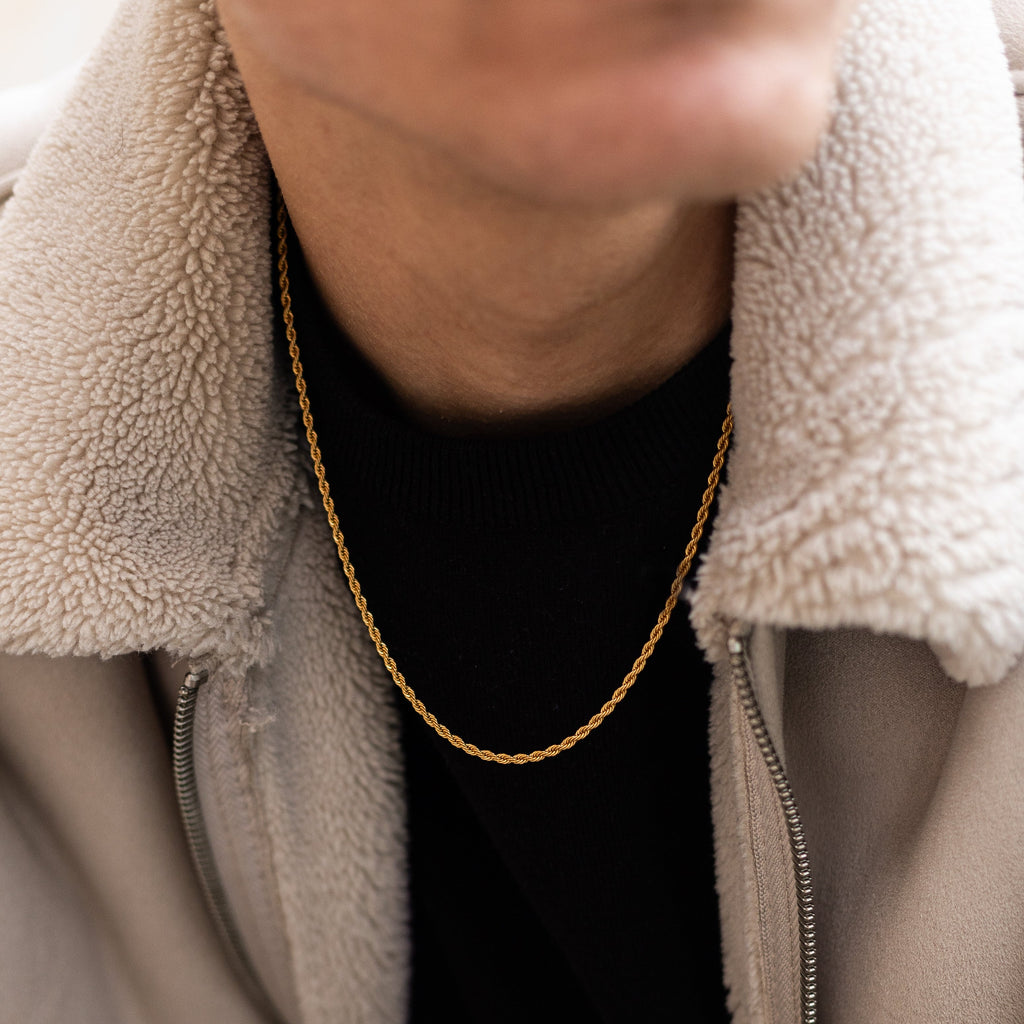 Rope Chain 3MM (18K Gold Plated)