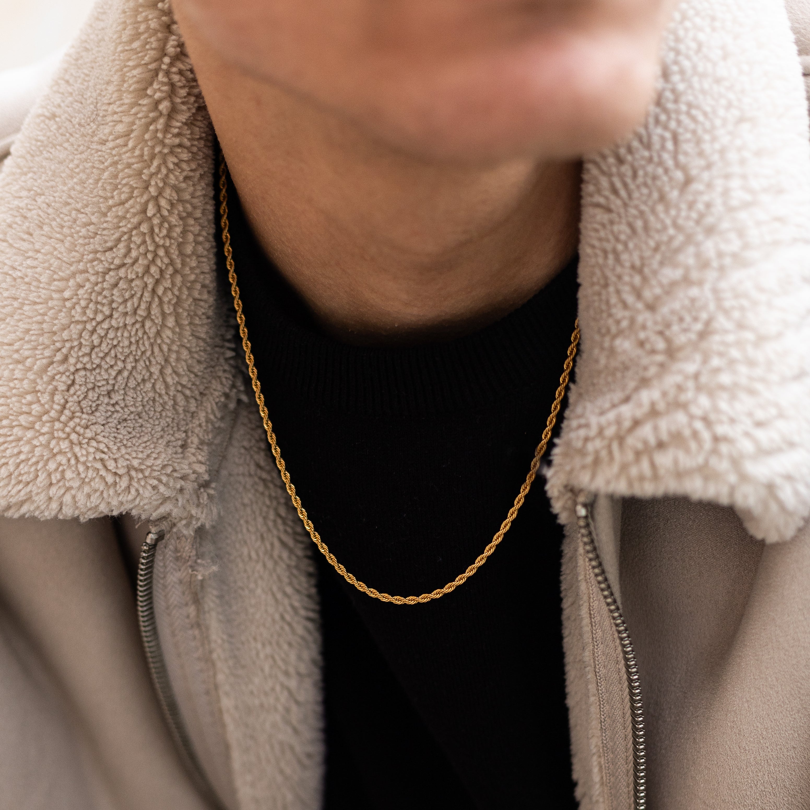 Rope Chain 3MM (18K Gold Plated)