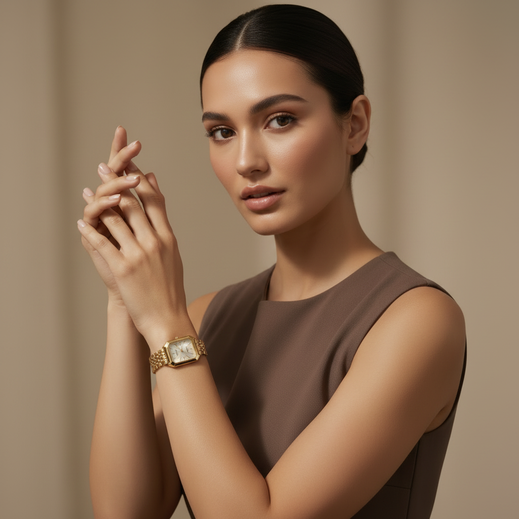 Elegante dameshorloge met minimalistisch design – Aurielle