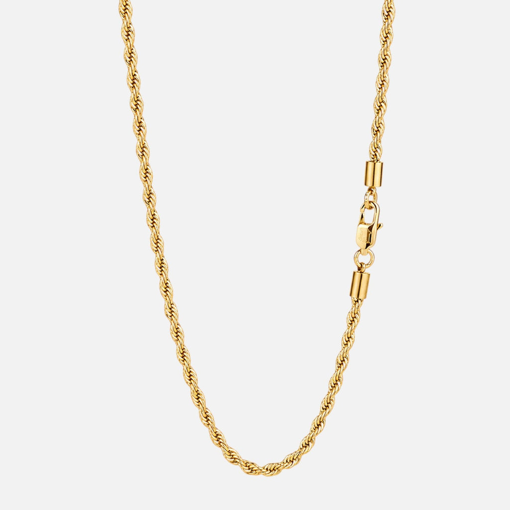 Rope Chain 3MM (18K Gold Plated)