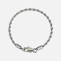 Rope Bracelet 3MM (Silver Plated)