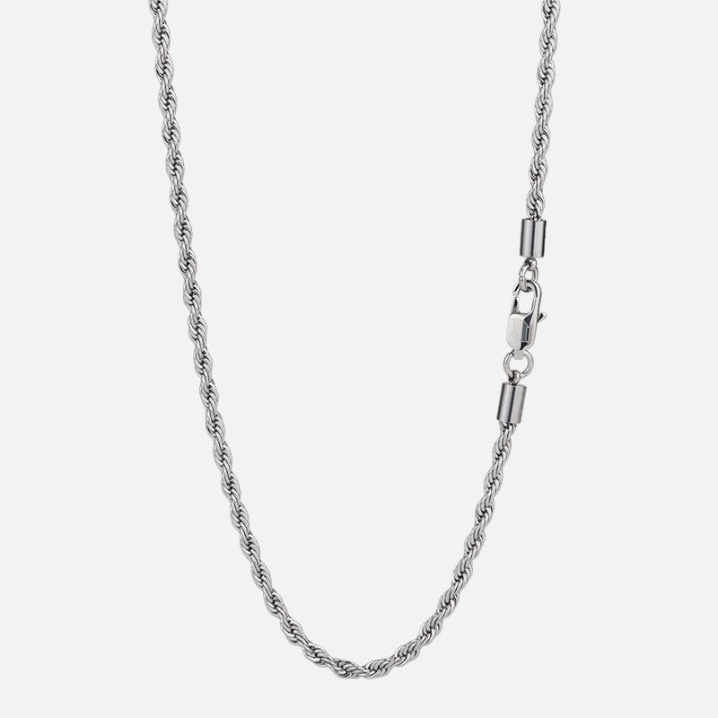 Rope Chain 3MM (Silver Plated)