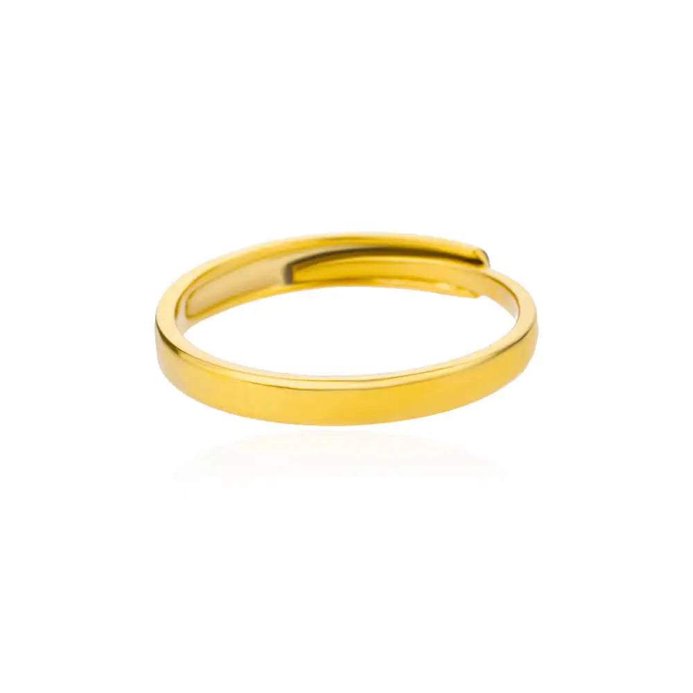Stainless Steel Cocktail Ring | 316L Gold-Tone | Fade-Resistant Luxury | Women & Couples