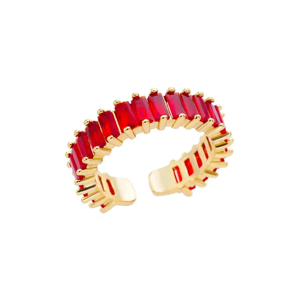 Stainless Steel Cocktail Ring | 316L Gold-Tone | Fade-Resistant Luxury | Women & Couples