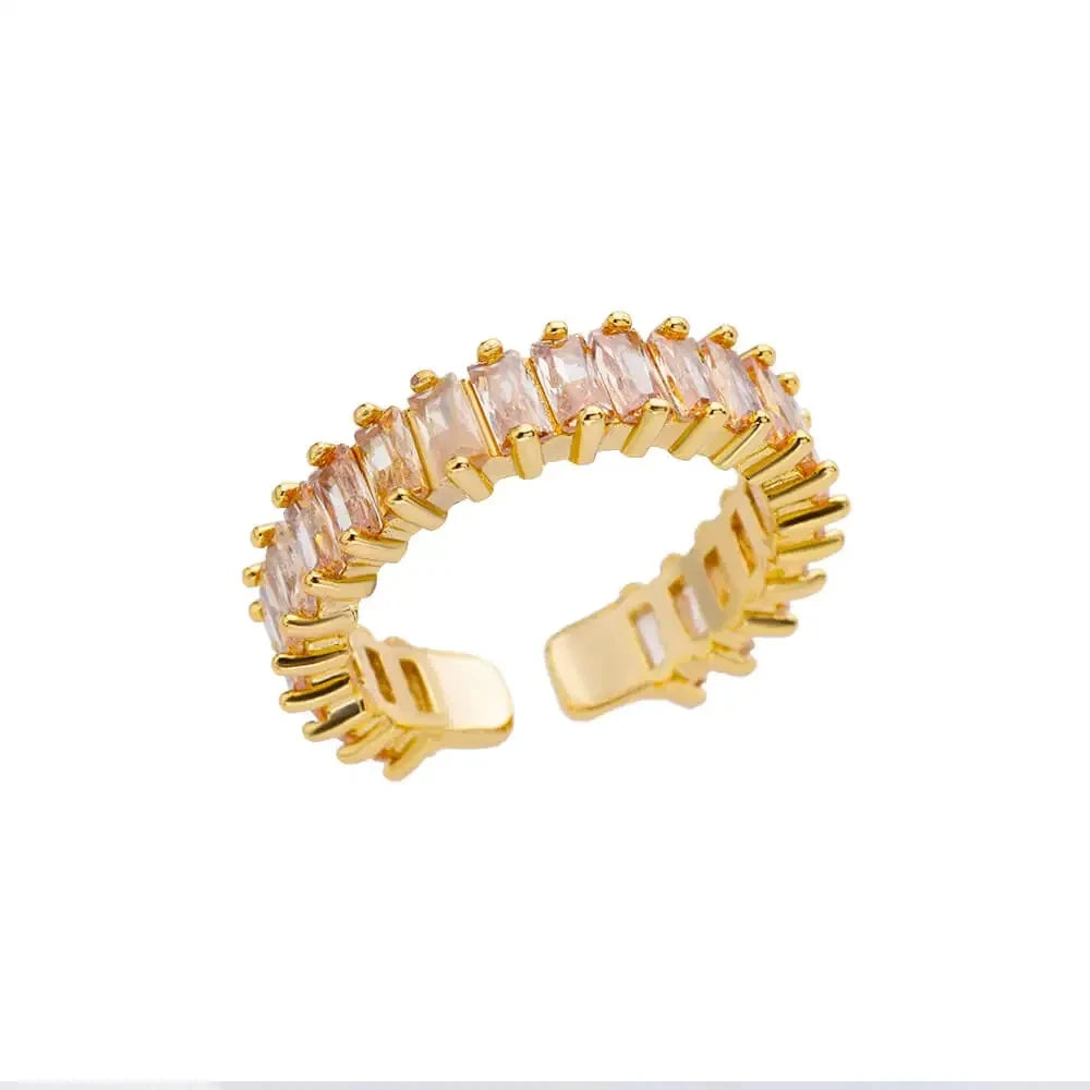 316L Stainless Steel Cocktail Ring | Gold Color | Never Fading | Luxury Classic | Women & Couples