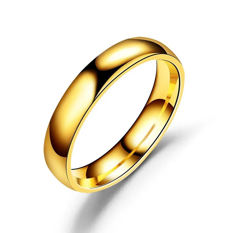 Titanium Stainless Steel Wedding Band | 6mm | Hypoallergenic | Men & Women