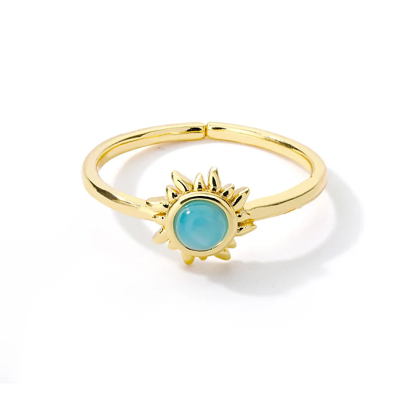 316L Stainless Steel Cocktail Ring | Gold Color | Never Fading | Luxury Classic | Women & Couples