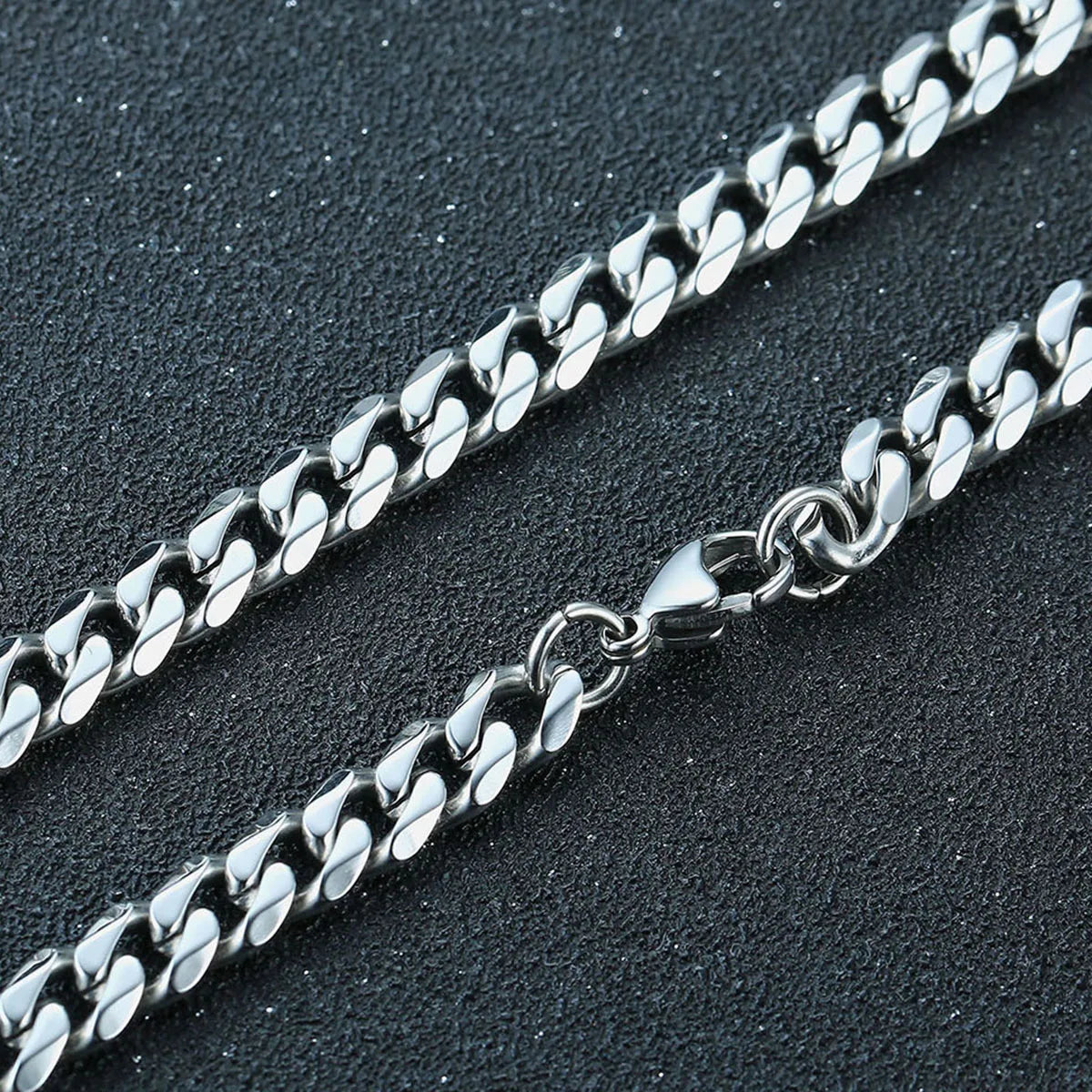 Cuban Link & Rope Chain Necklace | Stainless Steel | 2-7mm | Silver Gold Black | Men & Women
