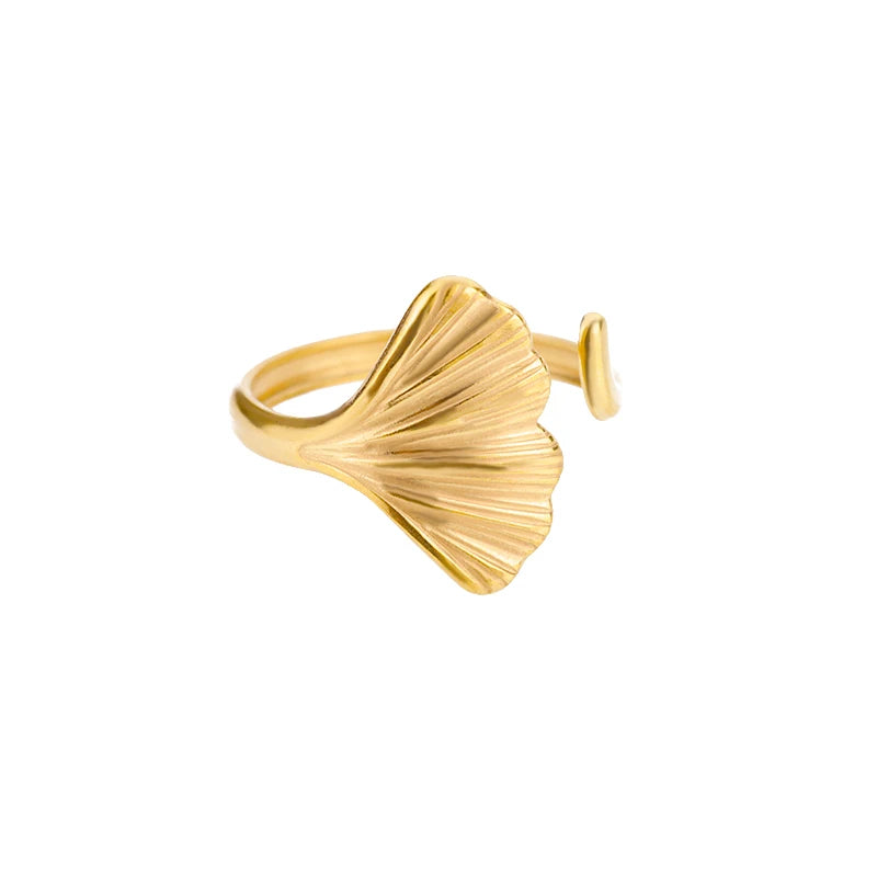 Stainless Steel Cocktail Ring | 316L Gold-Tone | Fade-Resistant Luxury | Women & Couples