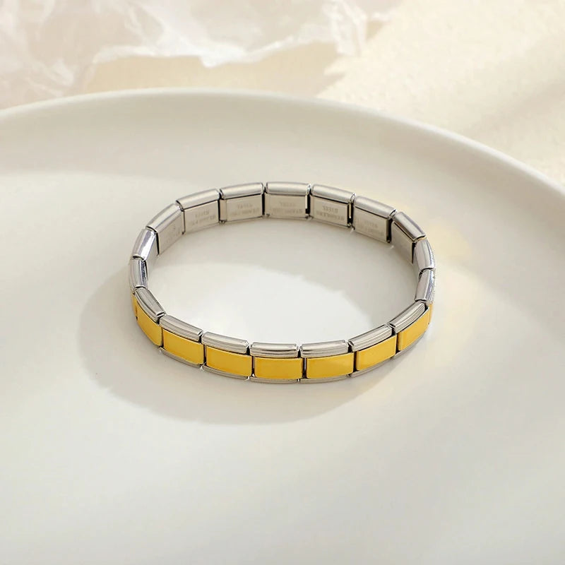 Italian Charm Bracelet | Stainless Steel | DIY Modular | 9mm | Women & Men