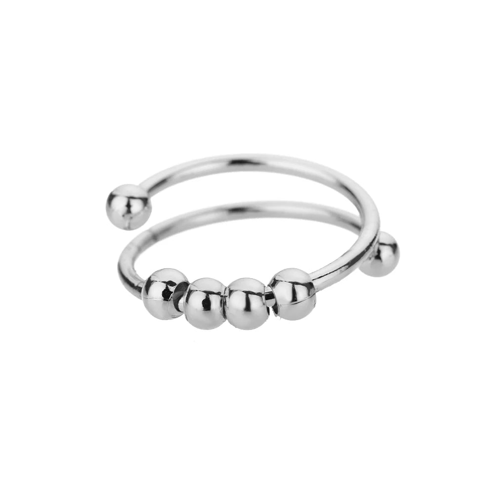 Stainless Steel Cocktail Ring | 316L Gold-Tone | Fade-Resistant Luxury | Women & Couples