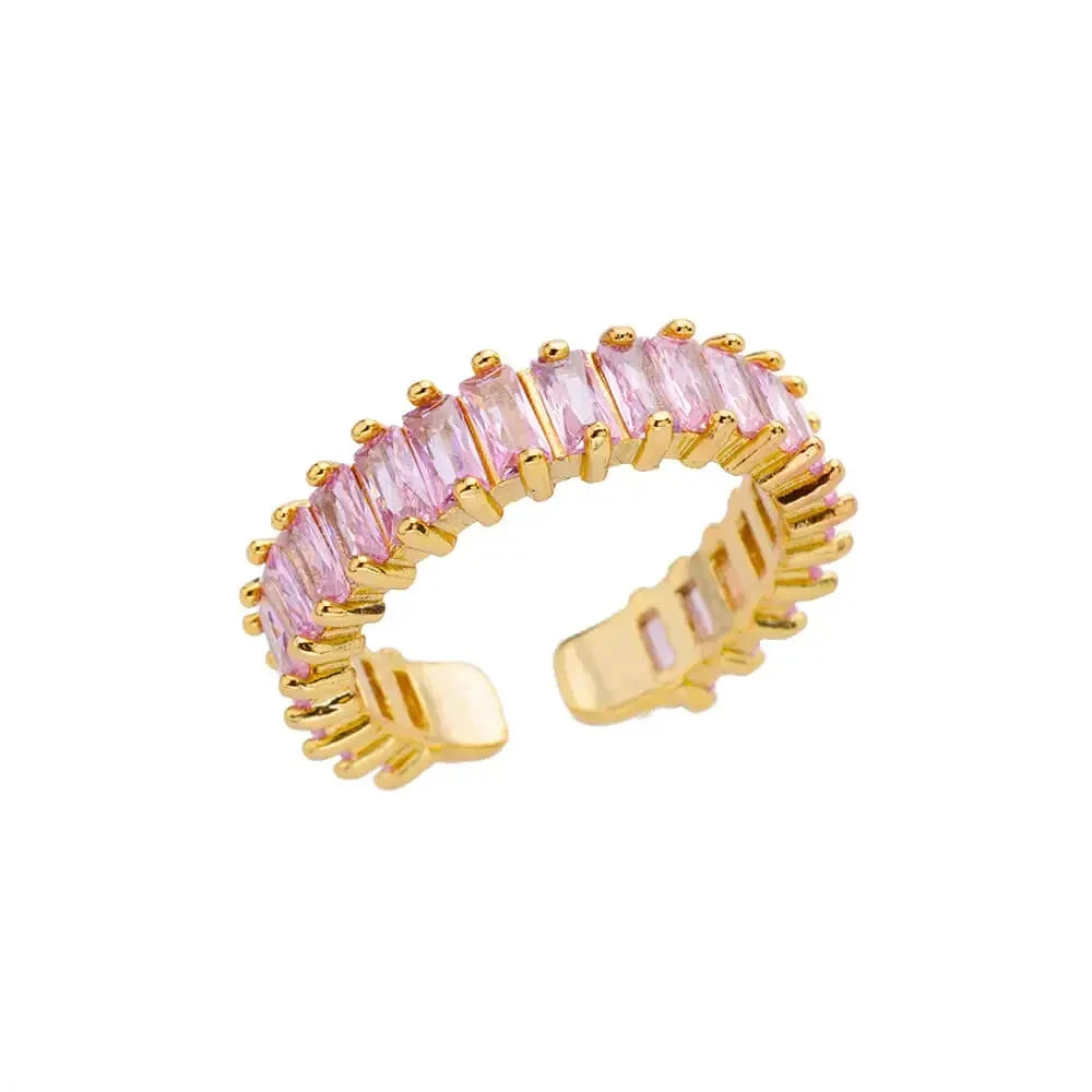 316L Stainless Steel Cocktail Ring | Gold Color | Never Fading | Luxury Classic | Women & Couples