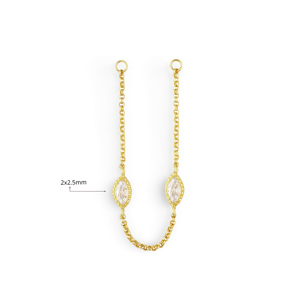 Marquise Chain - Goud