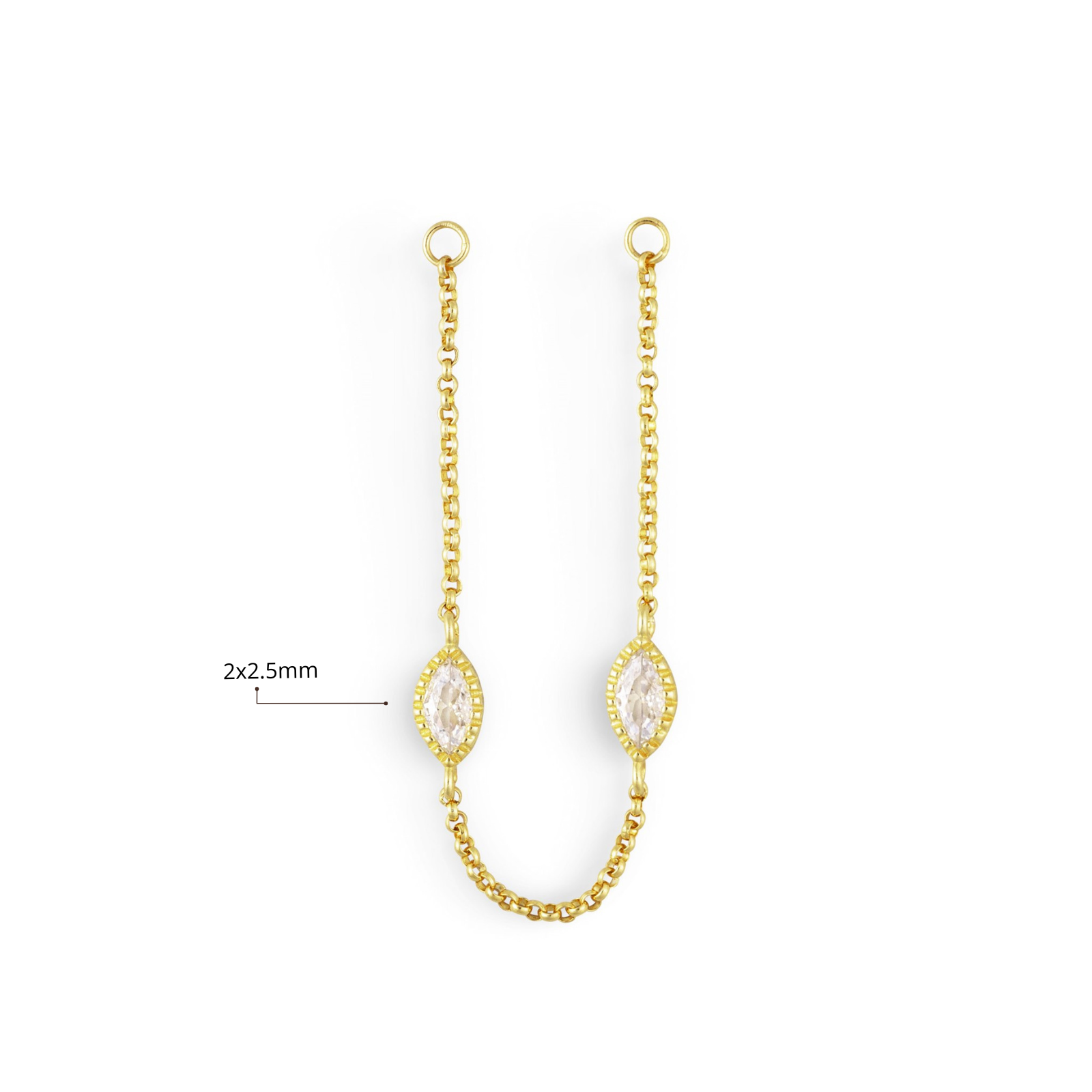 Marquise Chain - Goud